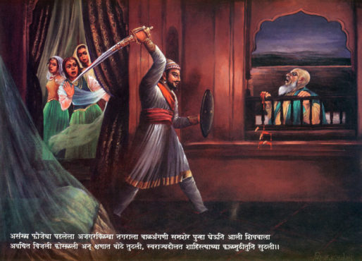 Shivaji-Maharaj-Killing-Shaista-Khan inmarathi