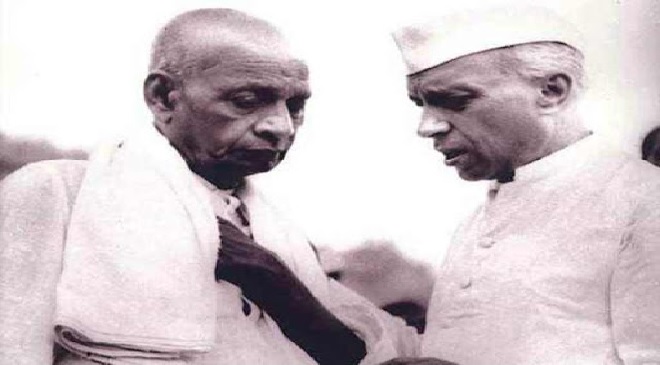 nehru and patel inmarathi