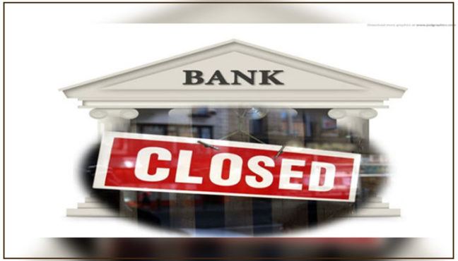 Bank closed InMarathi