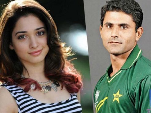 Tamannaah-Bhatia-and-Abdul-Razzaq InMarathi