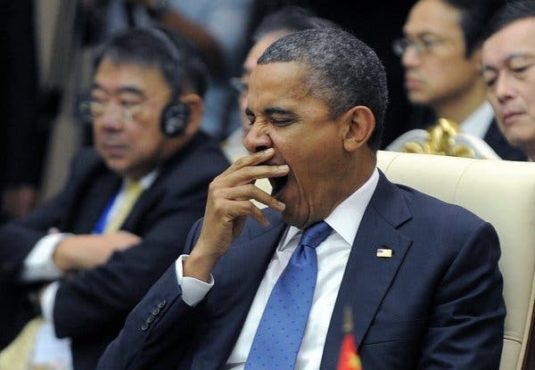 obama yawning inmarathi