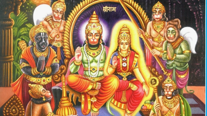 hanuman marriage inmarathi