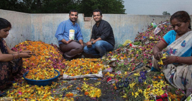 Flower garbage business InMarathi