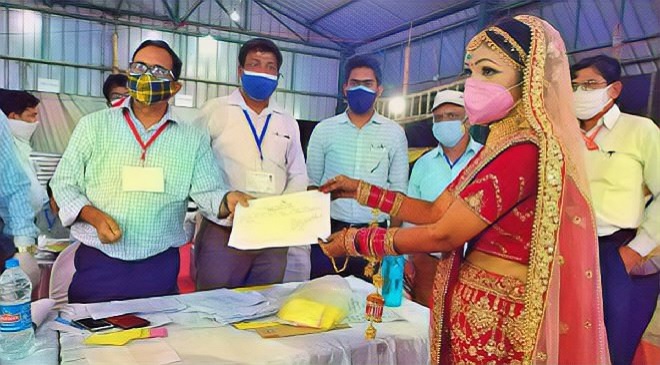 bride wins election inmarathi